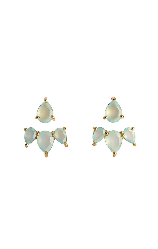 Sunny Aqua Jacket Earring