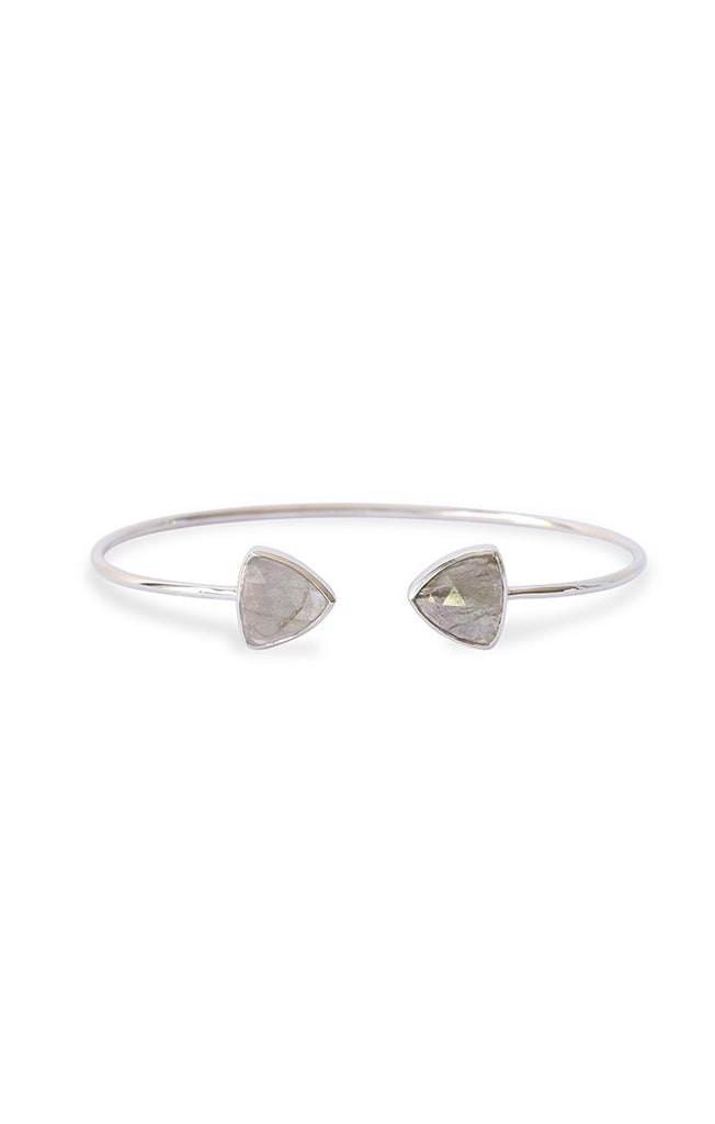 Trillium Silver Cuff Bracelet