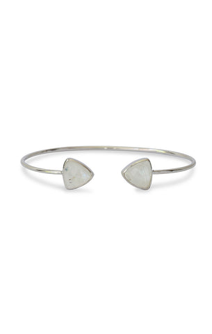 Trillium Silver Cuff Bracelet