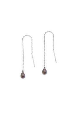 Threader Silver Earrings