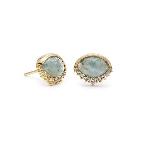 Anni Aquamarine Studs