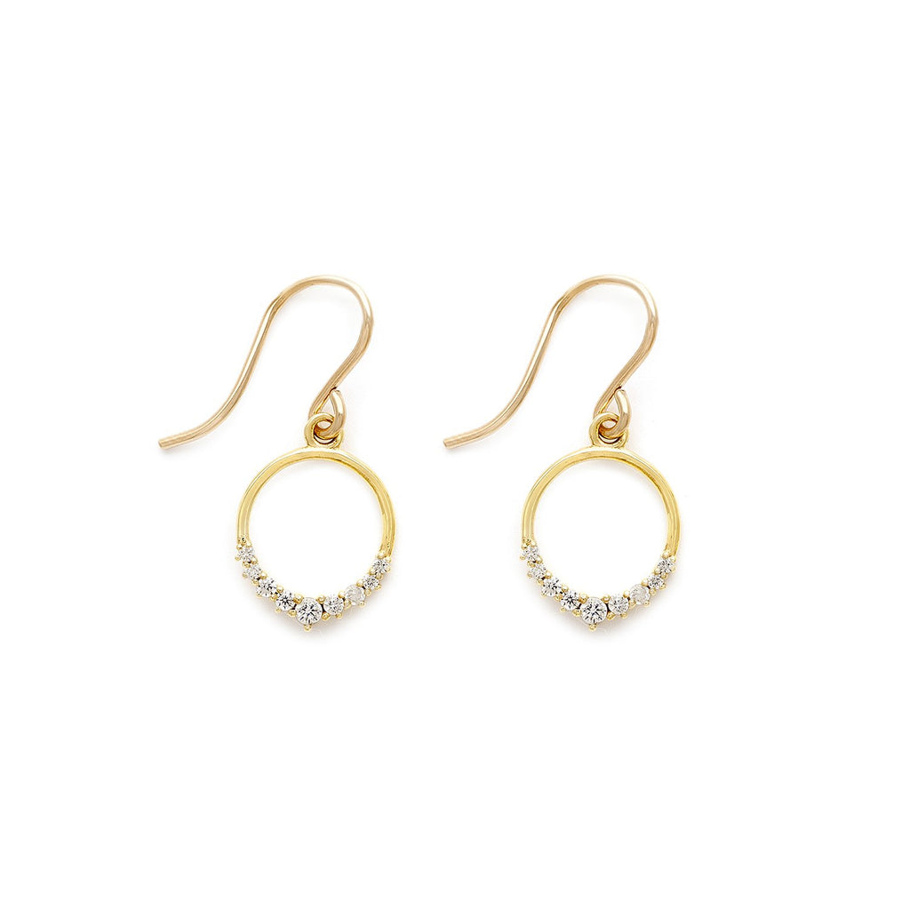 Halo Drop Earrings