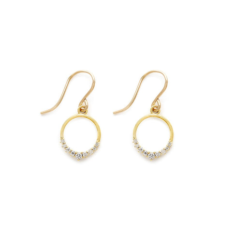 Halo Drop Earrings