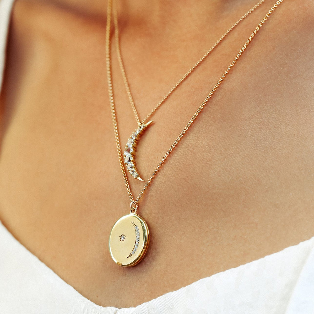 Star Moon Locket