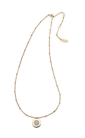 Disc Pendant Necklace