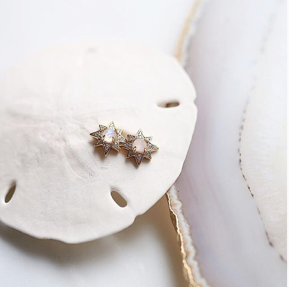 Starburst Stud Earring