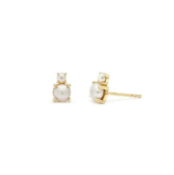 Duo Studs - Pearl