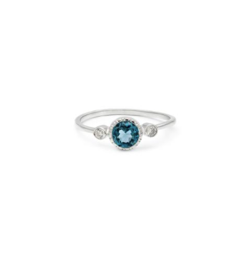 Todos Ring - London Blue Topaz/Silver