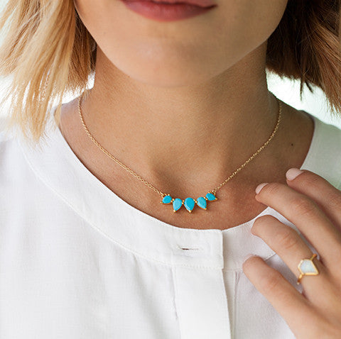 Sunny Turquoise Necklace