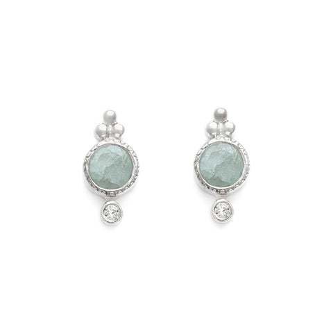 Todos Aquamarine Studs