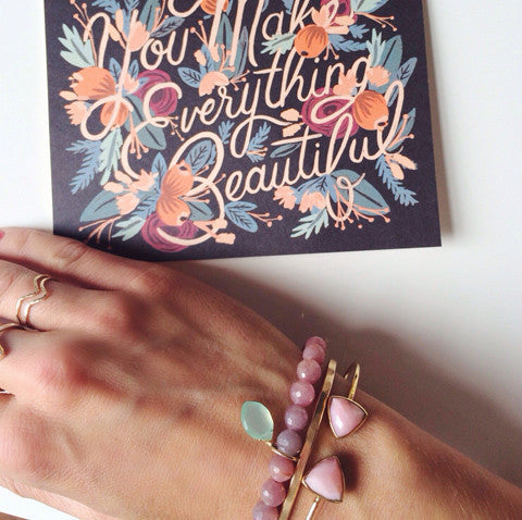 Trillium Silver Cuff Bracelet