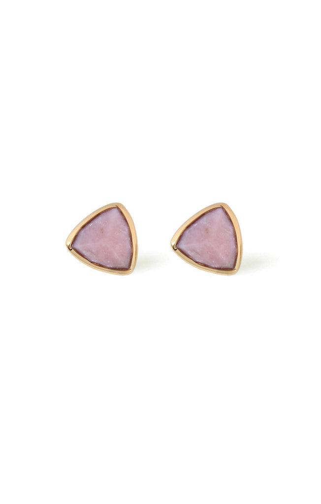 Trillium Gold Stud Earrings
