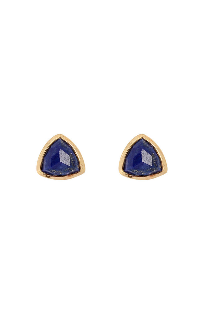 Trillium Gold Stud Earrings
