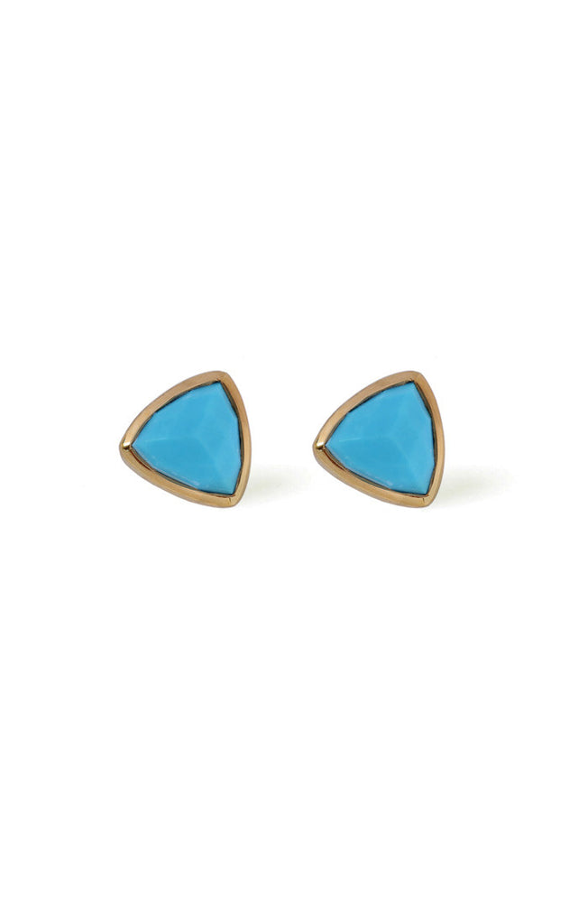 Trillium Gold Stud Earrings