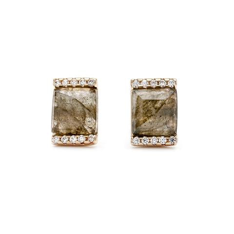 Vero Studs Labradorite