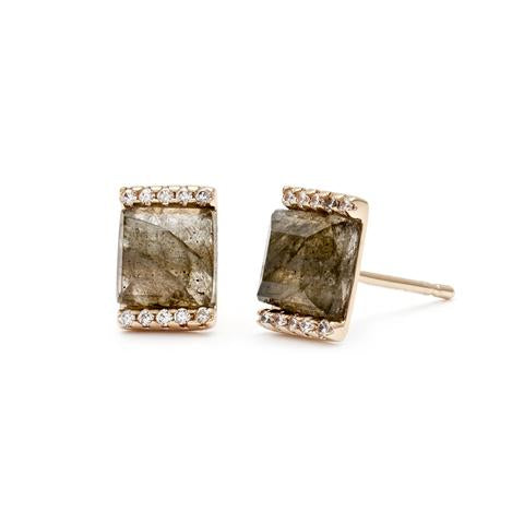 Vero Studs Labradorite
