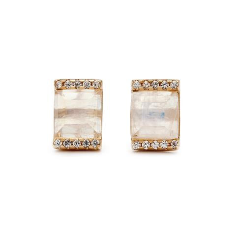 Vero Studs Moonstone