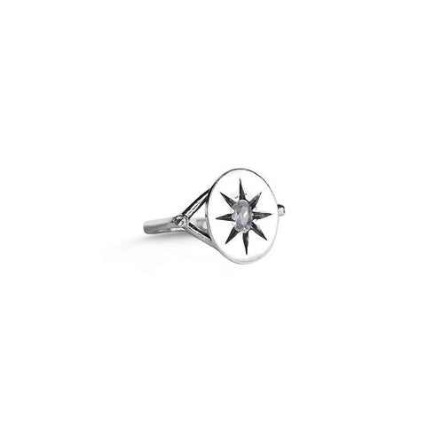 Cosmos Ring - Moonstone/Silver