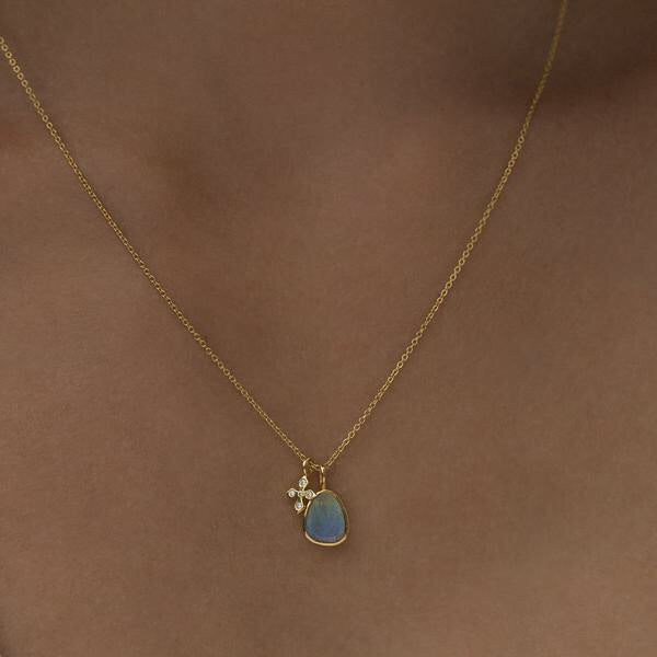 Paz Necklace - Labradorite