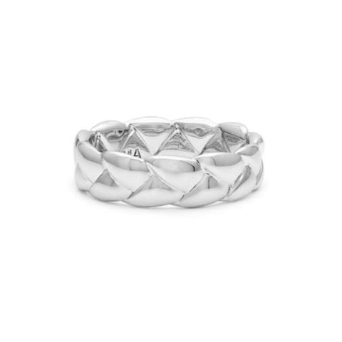 Woven Ring Silver