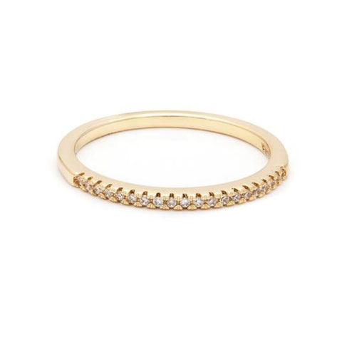 Pavé Dainty Band Ring