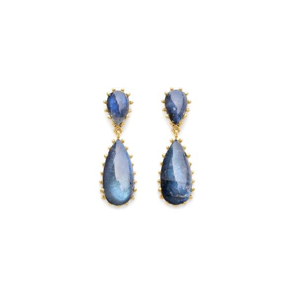 Damas Earrings - Labradorite