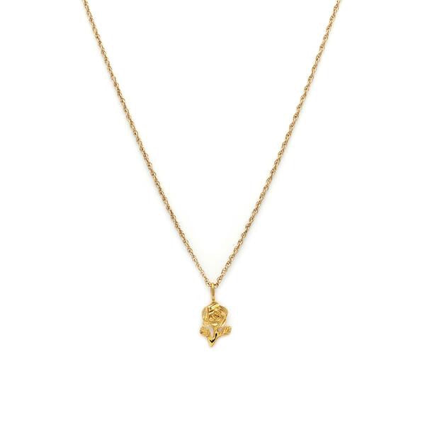 Rose Necklace - Gold