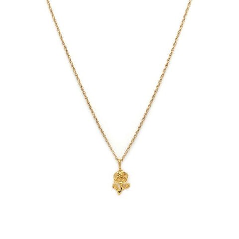 Rose Necklace - Gold