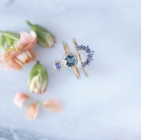 Rainbow Ring - Tanzanite