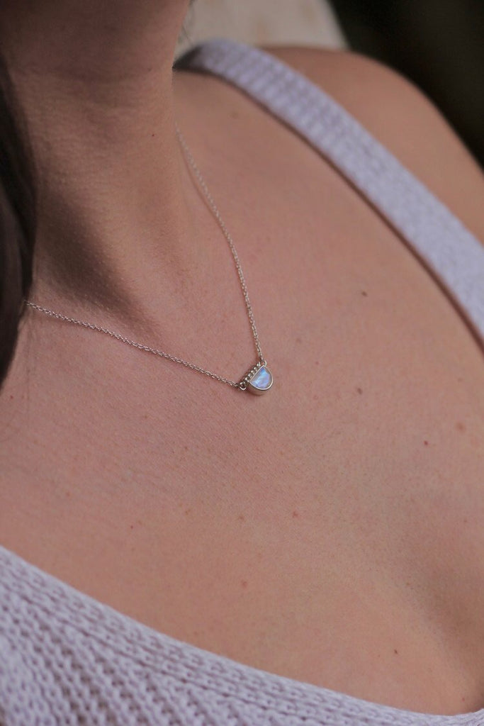 Lourdes Necklace - Silver