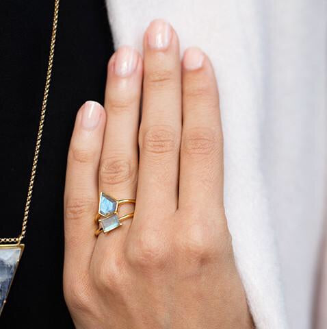 Gem Ring - Labradorite