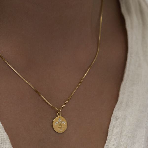 Fleur-de-lis Necklace - Gold