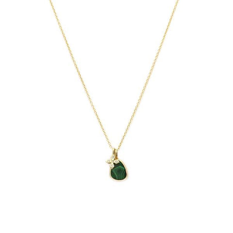 Paz Necklace - Malachite