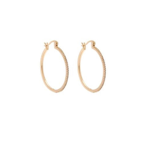 Pavé Hoops - Clear