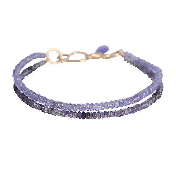 Liberty Bracelet - Tanzanite and Iolite