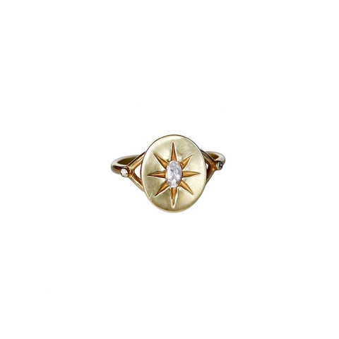 Cosmos Ring - Moonstone/Gold