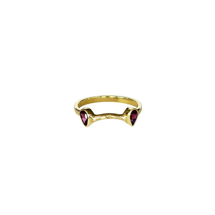 Mecca Ring - Rhodolite/Gold