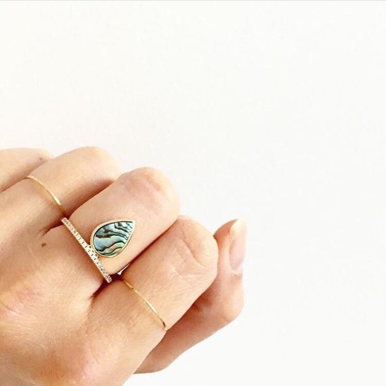 Pavé Dainty Band Ring