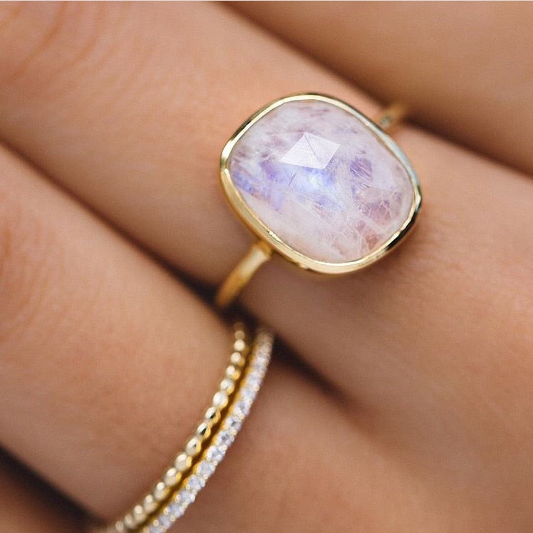 Aura Moonstone Ring