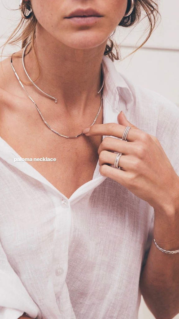 Paloma Necklace Silver