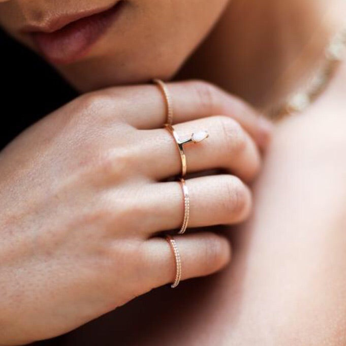Pavé Dainty Band Ring