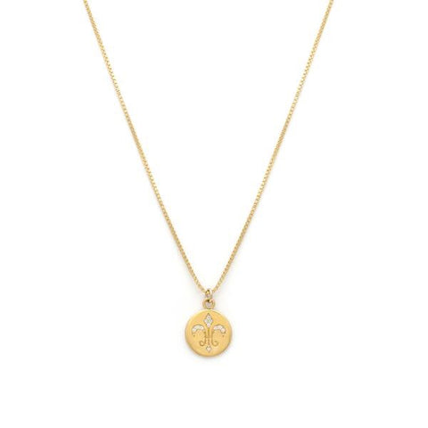 Fleur-de-lis Necklace - Gold