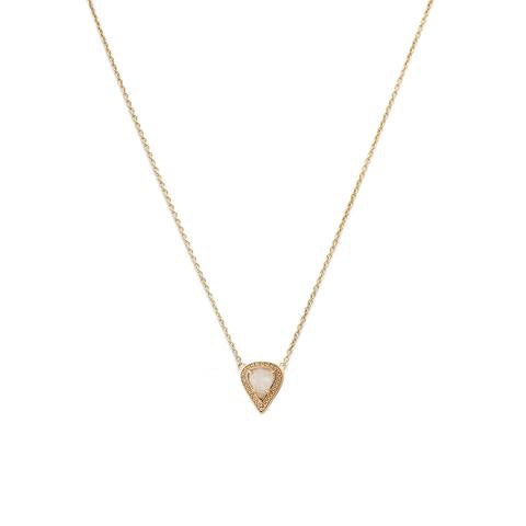 Lyra Necklace - Moonstone/Gold