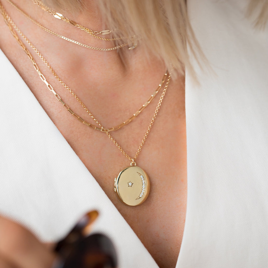 Star Moon Locket