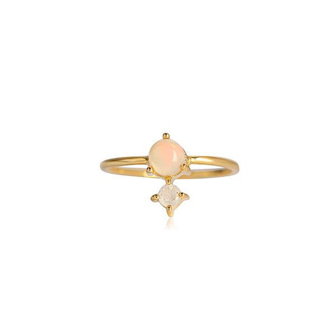 Opal Ring - Moonstone