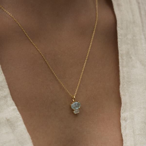 Bijou Necklace - Aquamarine